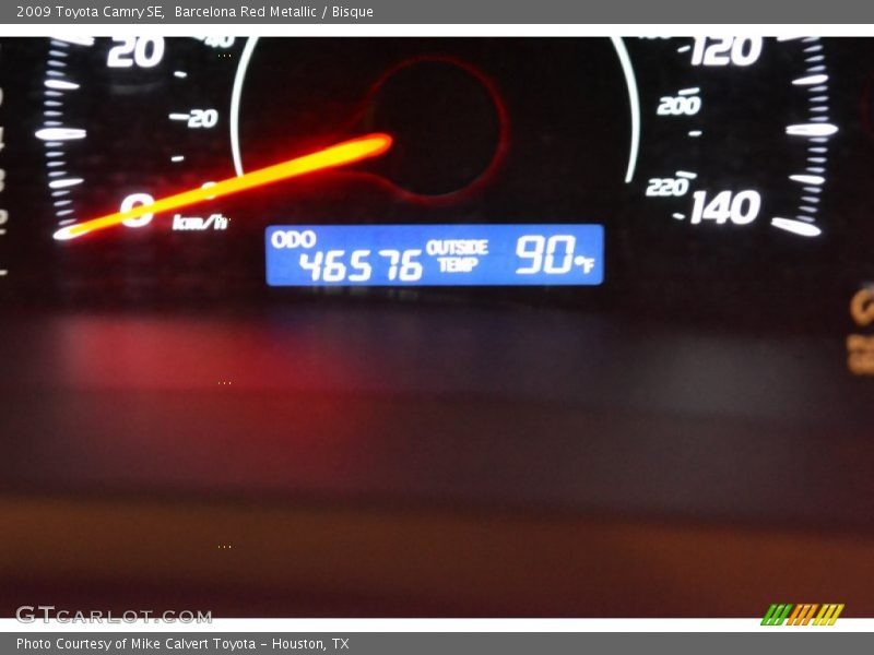 Barcelona Red Metallic / Bisque 2009 Toyota Camry SE