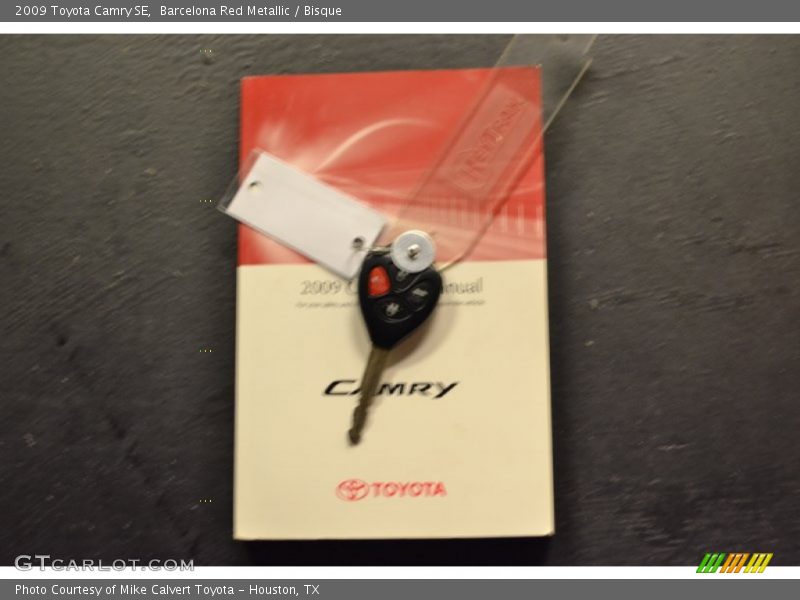 Barcelona Red Metallic / Bisque 2009 Toyota Camry SE
