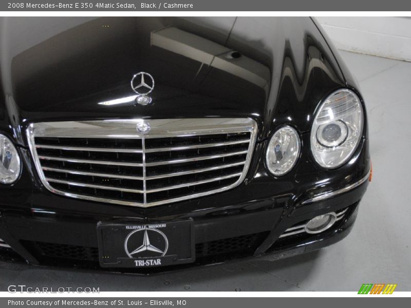 Black / Cashmere 2008 Mercedes-Benz E 350 4Matic Sedan