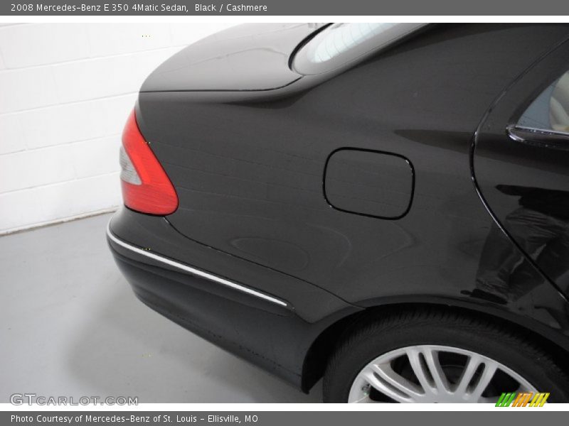Black / Cashmere 2008 Mercedes-Benz E 350 4Matic Sedan