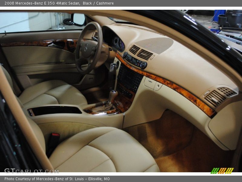 Black / Cashmere 2008 Mercedes-Benz E 350 4Matic Sedan