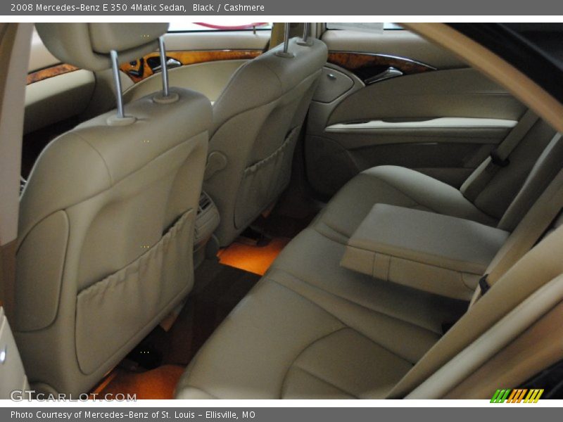 Black / Cashmere 2008 Mercedes-Benz E 350 4Matic Sedan