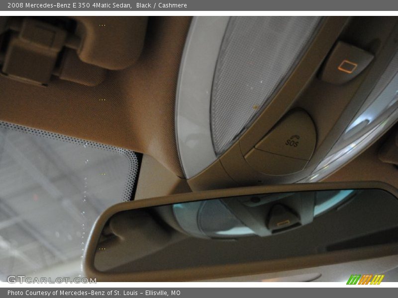Black / Cashmere 2008 Mercedes-Benz E 350 4Matic Sedan