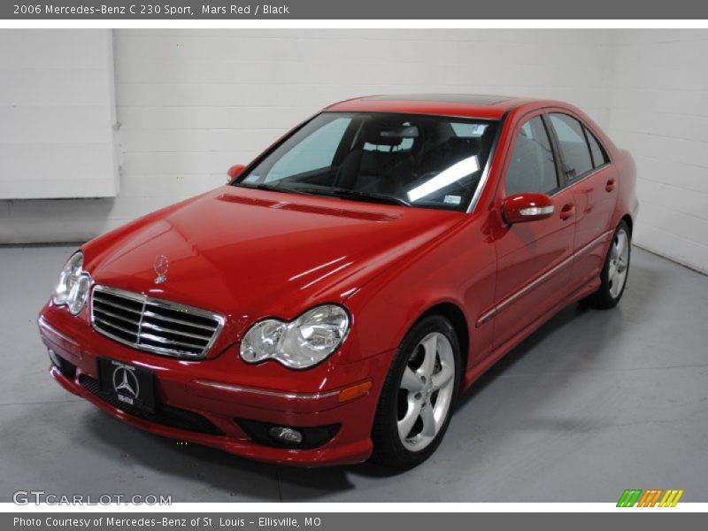 Mars Red / Black 2006 Mercedes-Benz C 230 Sport