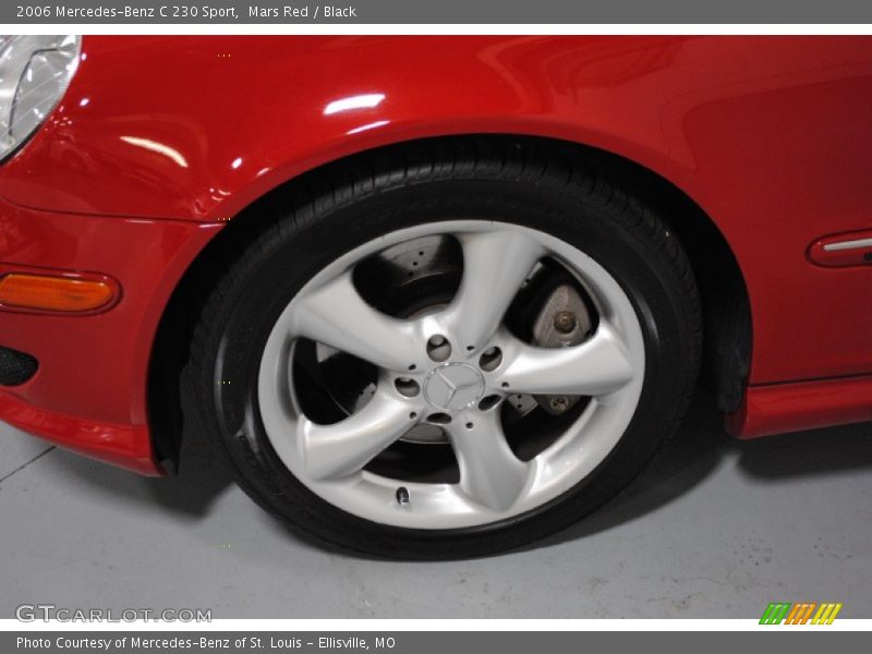 Mars Red / Black 2006 Mercedes-Benz C 230 Sport