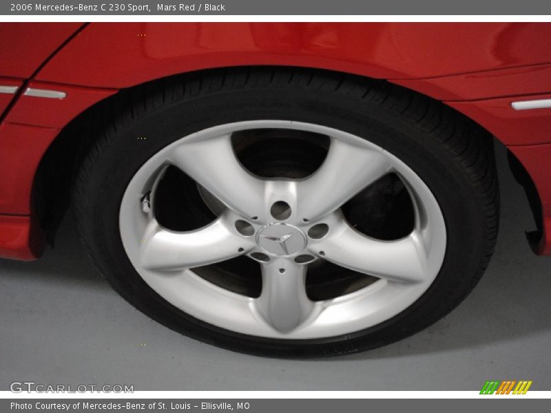 Mars Red / Black 2006 Mercedes-Benz C 230 Sport