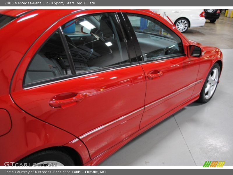 Mars Red / Black 2006 Mercedes-Benz C 230 Sport