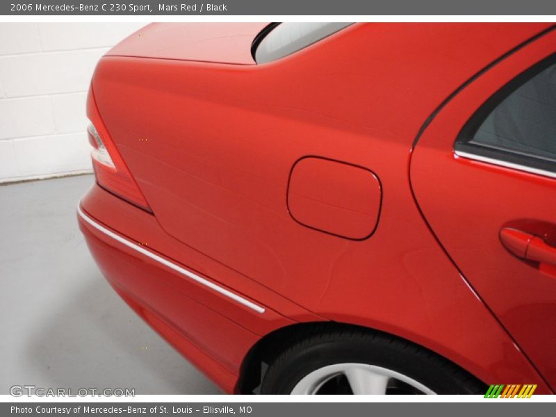 Mars Red / Black 2006 Mercedes-Benz C 230 Sport