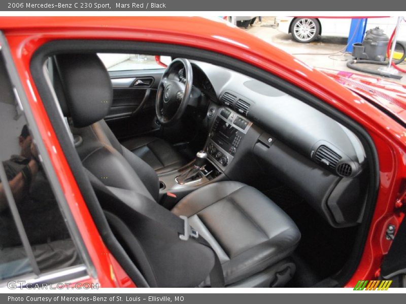 Mars Red / Black 2006 Mercedes-Benz C 230 Sport