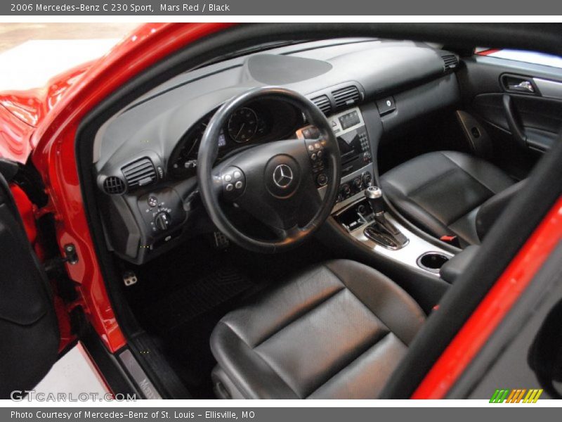 Mars Red / Black 2006 Mercedes-Benz C 230 Sport