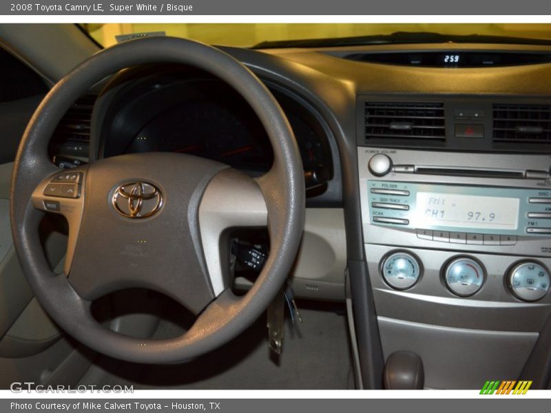 Super White / Bisque 2008 Toyota Camry LE
