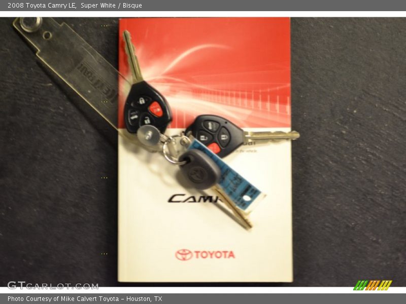 Super White / Bisque 2008 Toyota Camry LE