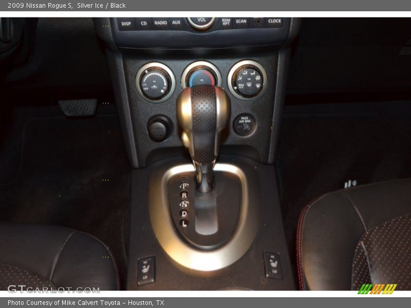 Silver Ice / Black 2009 Nissan Rogue S