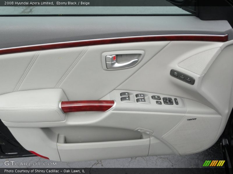 Ebony Black / Beige 2008 Hyundai Azera Limited