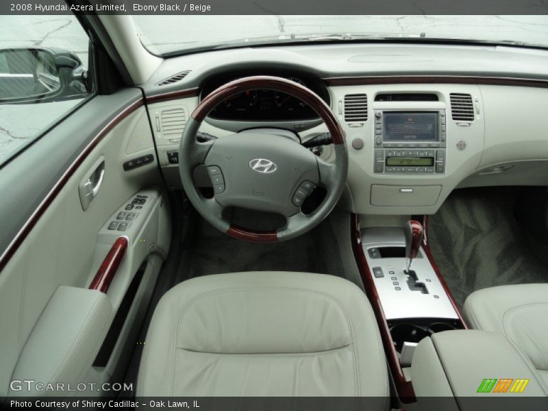 Ebony Black / Beige 2008 Hyundai Azera Limited