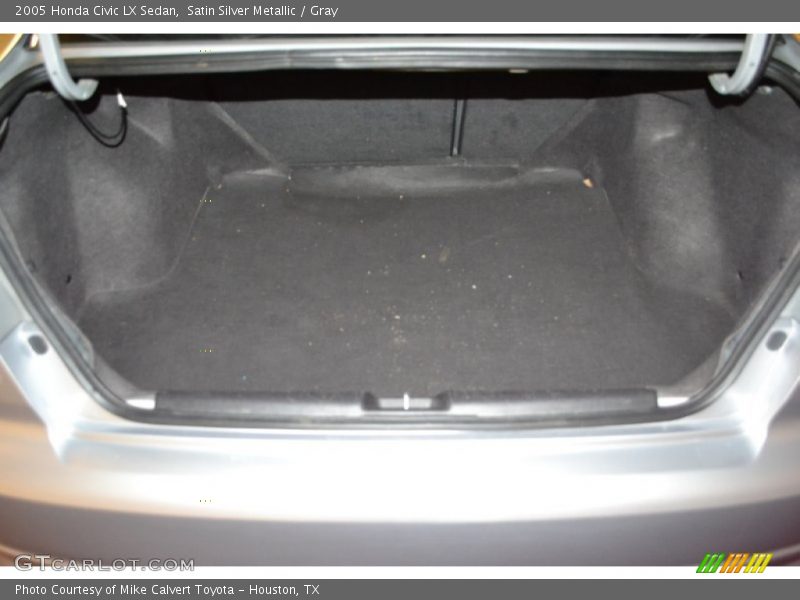 Satin Silver Metallic / Gray 2005 Honda Civic LX Sedan
