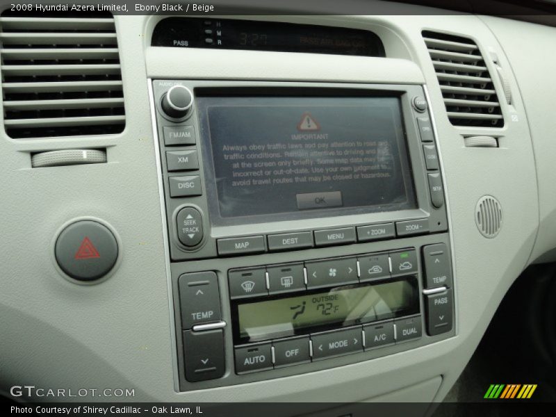 Ebony Black / Beige 2008 Hyundai Azera Limited