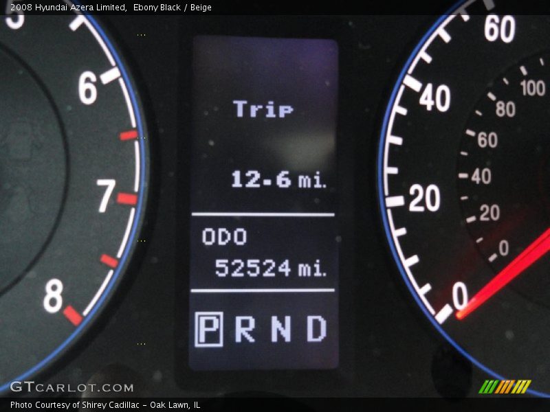 Ebony Black / Beige 2008 Hyundai Azera Limited