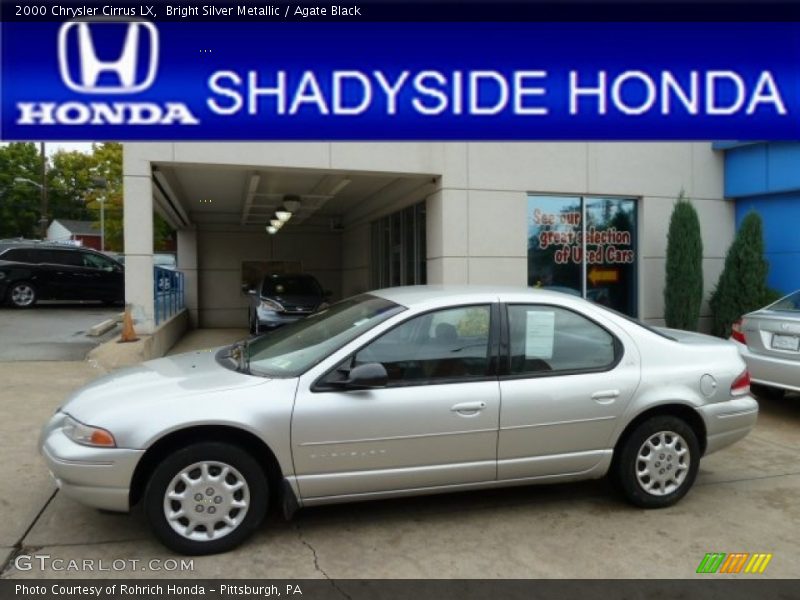 Bright Silver Metallic / Agate Black 2000 Chrysler Cirrus LX