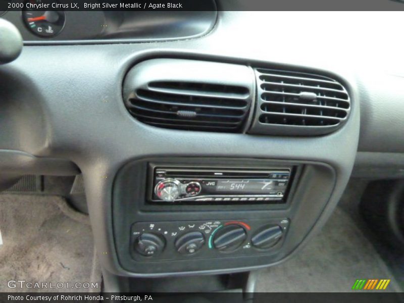 Bright Silver Metallic / Agate Black 2000 Chrysler Cirrus LX