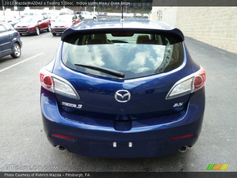 Indigo Lights Mica / Dune Beige 2012 Mazda MAZDA3 s Touring 5 Door