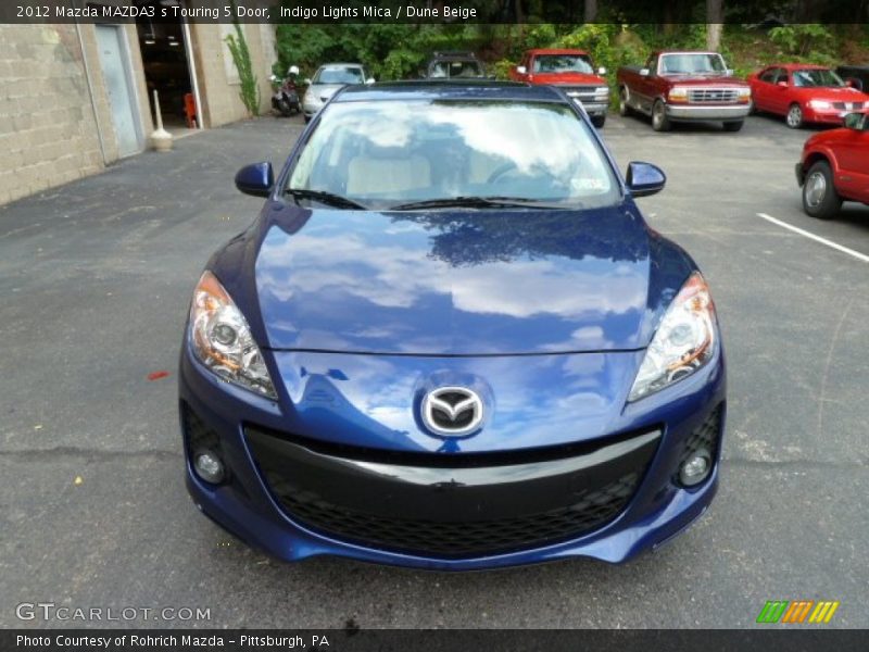 Indigo Lights Mica / Dune Beige 2012 Mazda MAZDA3 s Touring 5 Door