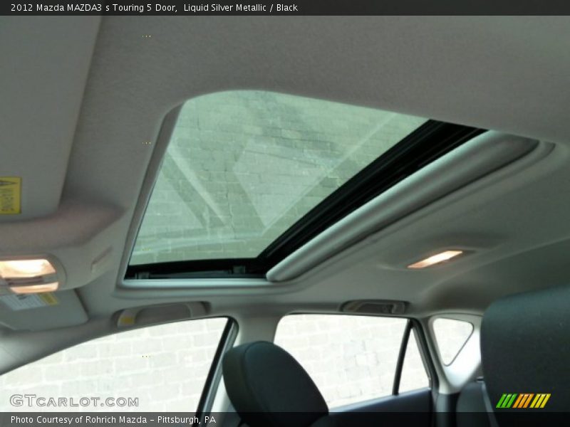 Sunroof of 2012 MAZDA3 s Touring 5 Door