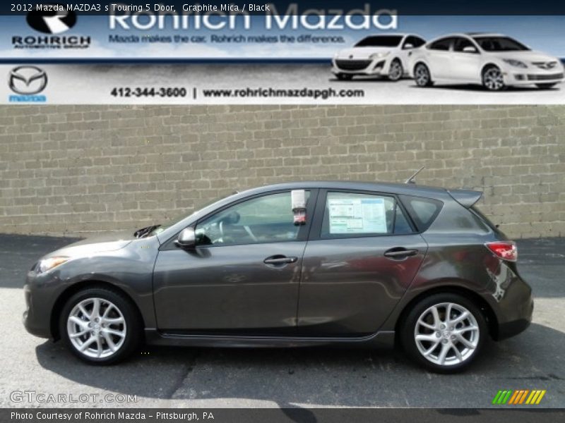 Graphite Mica / Black 2012 Mazda MAZDA3 s Touring 5 Door