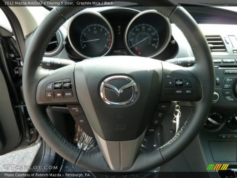  2012 MAZDA3 s Touring 5 Door Steering Wheel