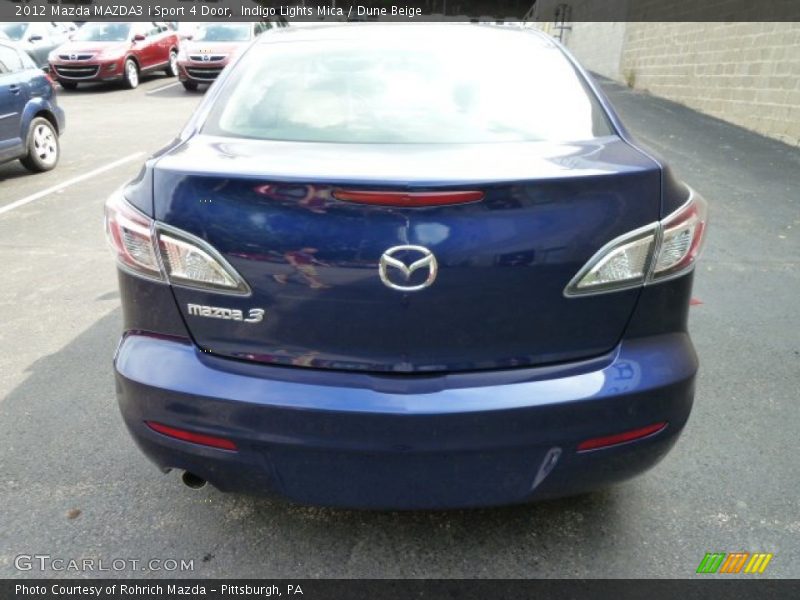 Indigo Lights Mica / Dune Beige 2012 Mazda MAZDA3 i Sport 4 Door