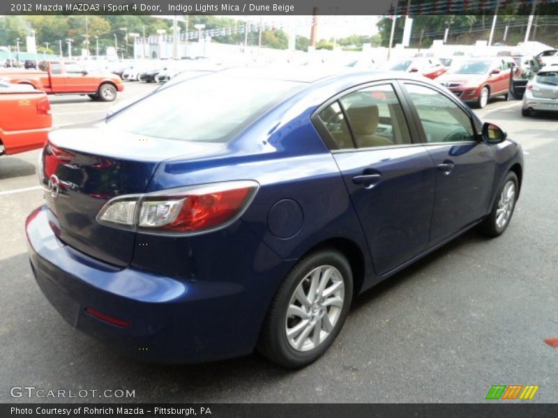 Indigo Lights Mica / Dune Beige 2012 Mazda MAZDA3 i Sport 4 Door