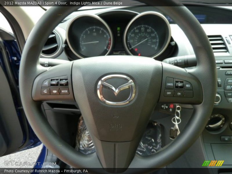  2012 MAZDA3 i Sport 4 Door Steering Wheel