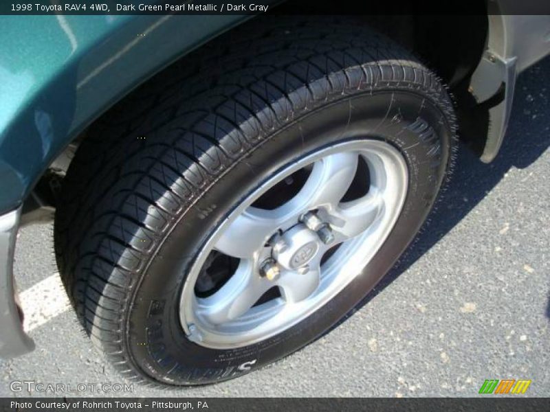 Dark Green Pearl Metallic / Dark Gray 1998 Toyota RAV4 4WD