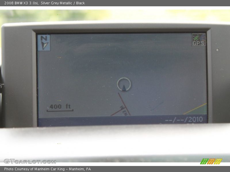 Silver Grey Metallic / Black 2008 BMW X3 3.0si