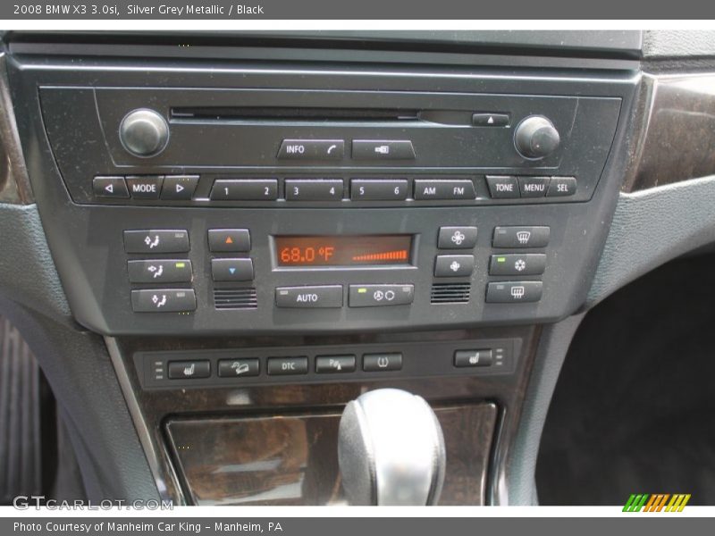 Silver Grey Metallic / Black 2008 BMW X3 3.0si