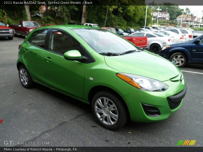 Front 3/4 View of 2011 MAZDA2 Sport