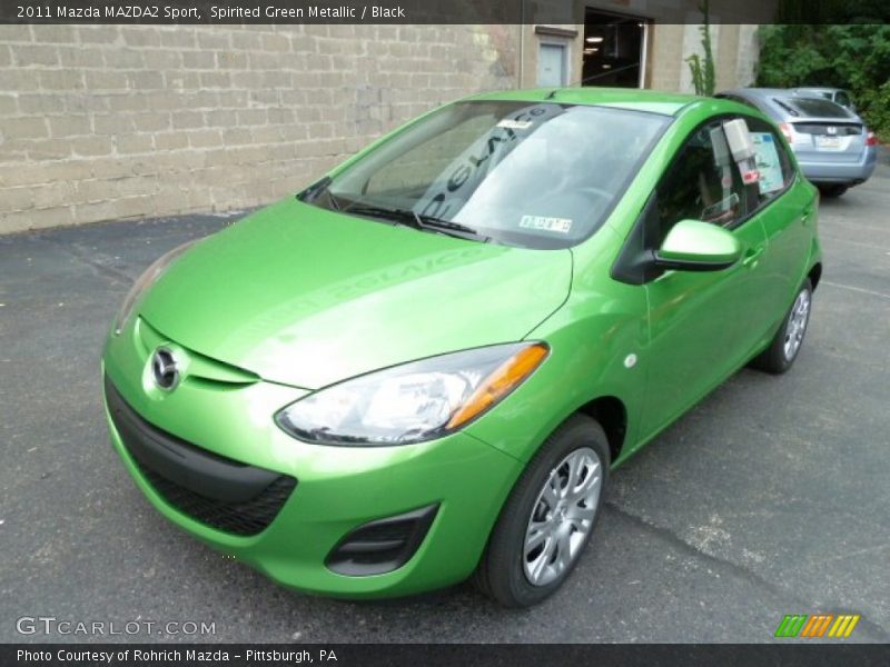 Front 3/4 View of 2011 MAZDA2 Sport