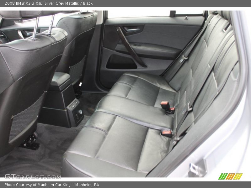 Silver Grey Metallic / Black 2008 BMW X3 3.0si