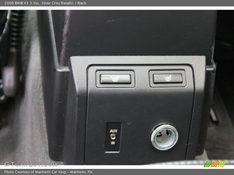 Silver Grey Metallic / Black 2008 BMW X3 3.0si