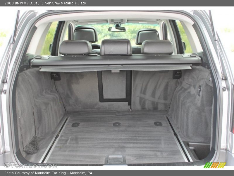 Silver Grey Metallic / Black 2008 BMW X3 3.0si