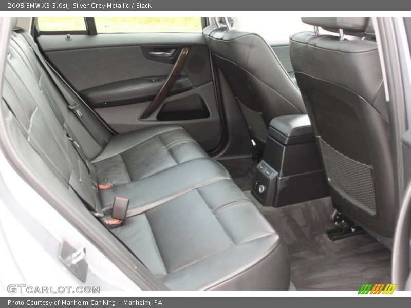 Silver Grey Metallic / Black 2008 BMW X3 3.0si