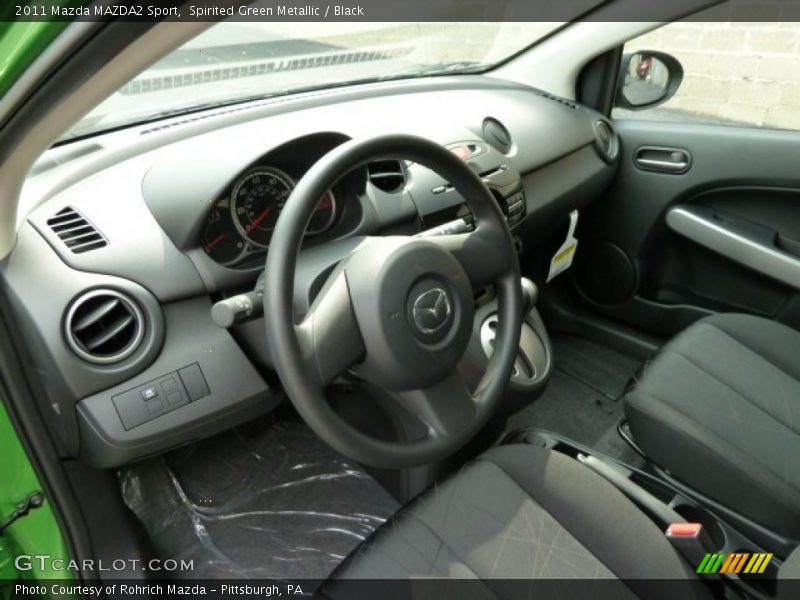 Black Interior - 2011 MAZDA2 Sport 