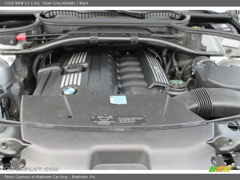 Silver Grey Metallic / Black 2008 BMW X3 3.0si