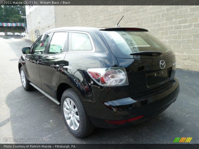 Brilliant Black / Black 2011 Mazda CX-7 i SV