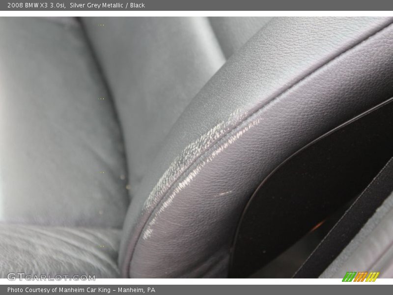 Silver Grey Metallic / Black 2008 BMW X3 3.0si