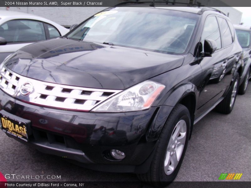 Super Black / Charcoal 2004 Nissan Murano SL AWD