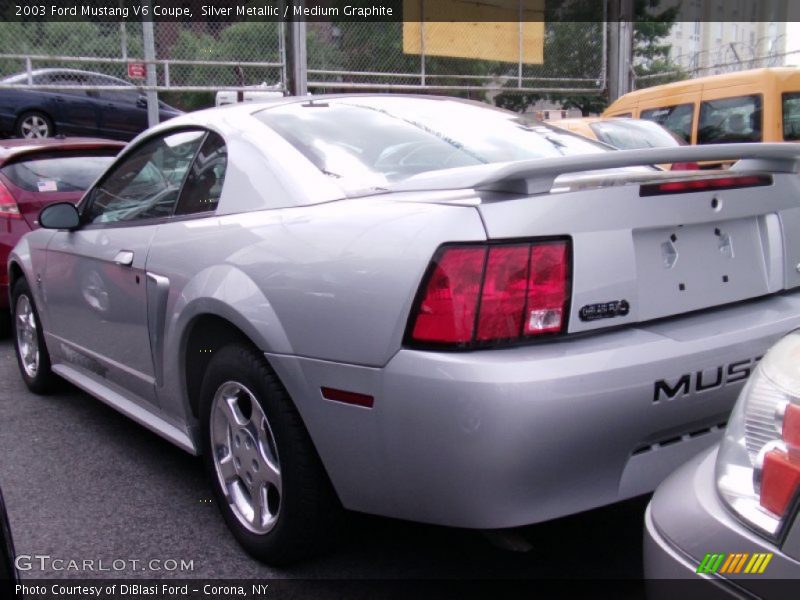 Silver Metallic / Medium Graphite 2003 Ford Mustang V6 Coupe