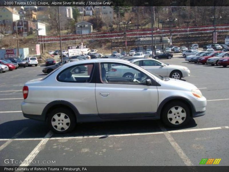 Alpine Silver Metallic / Shadow Gray 2000 Toyota ECHO Coupe