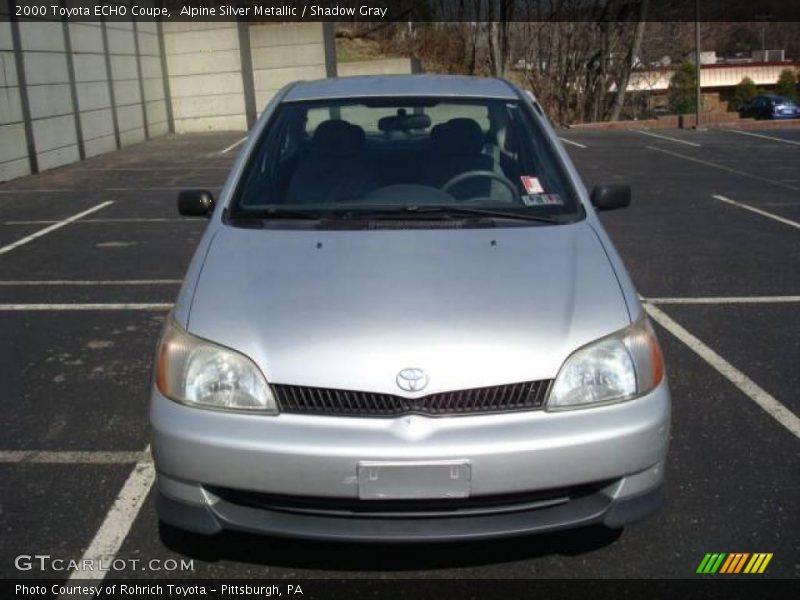 Alpine Silver Metallic / Shadow Gray 2000 Toyota ECHO Coupe