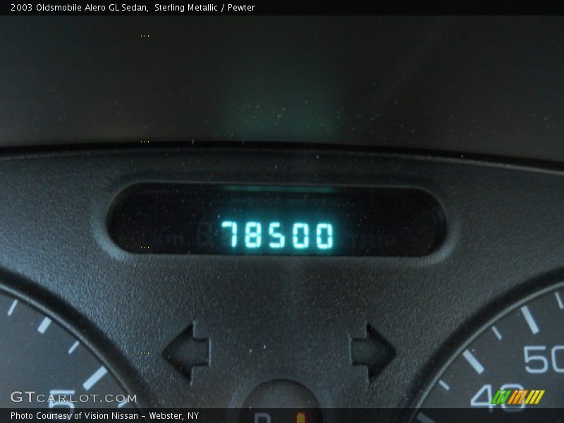 Sterling Metallic / Pewter 2003 Oldsmobile Alero GL Sedan